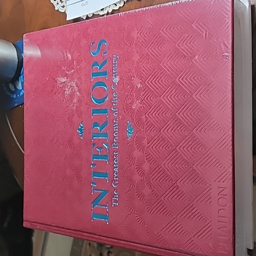 Interiors: The Greatest Rooms of the Century (Merlot Red Edition) Hardcover Book